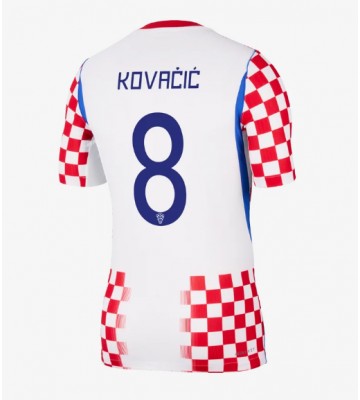 Kroatien Mateo Kovacic #8 Hjemmebanetrøje VM 2026 Kortærmet